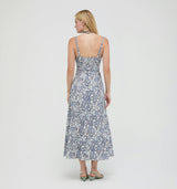 The Fiona Dress -  Chedworth Paisley Blue