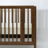 Crib Sheet in GOTS Certified Organic Brushed Cotton in Ivory