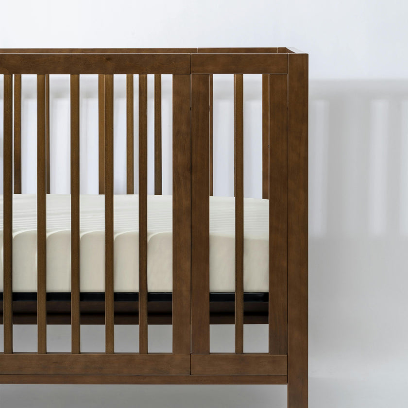 Crib Sheet in GOTS Certified Organic Brushed Cotton in Ivory