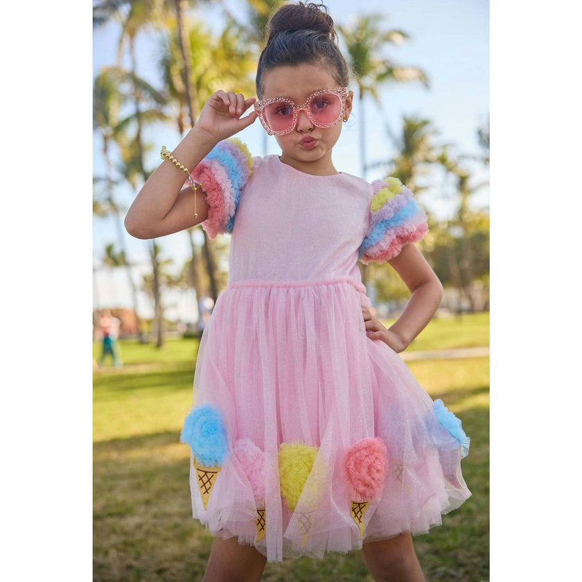 Ice Cream Shimmer Tulle Dress