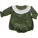 Lace Collar Bubble Romper