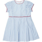 Gingham Pleated Dress