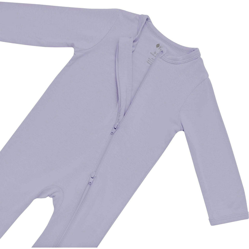 Zippered Romper, Taro