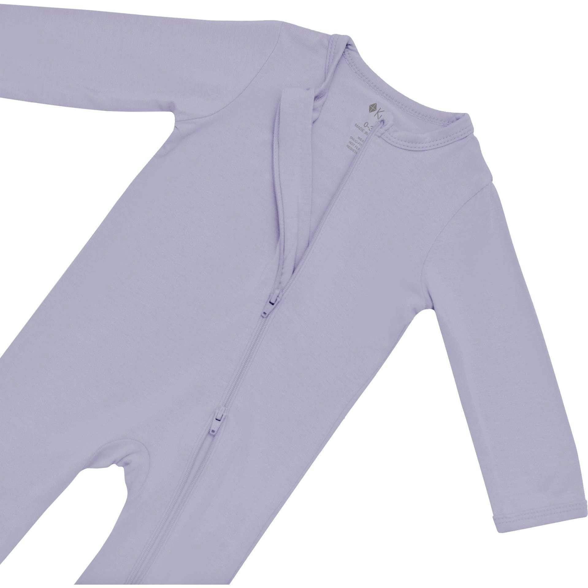 Zippered Romper, Taro