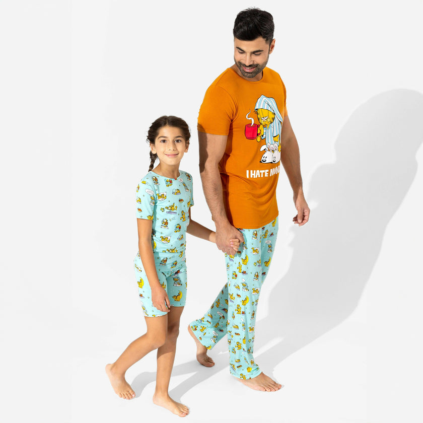 Garfield: Lazy Mondays Bamboo Kids Pajama Short Set