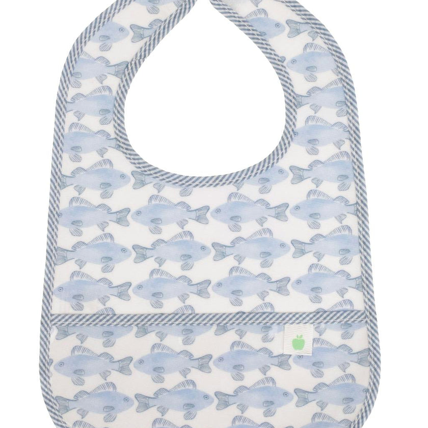 The Wipe It Bib in Fish