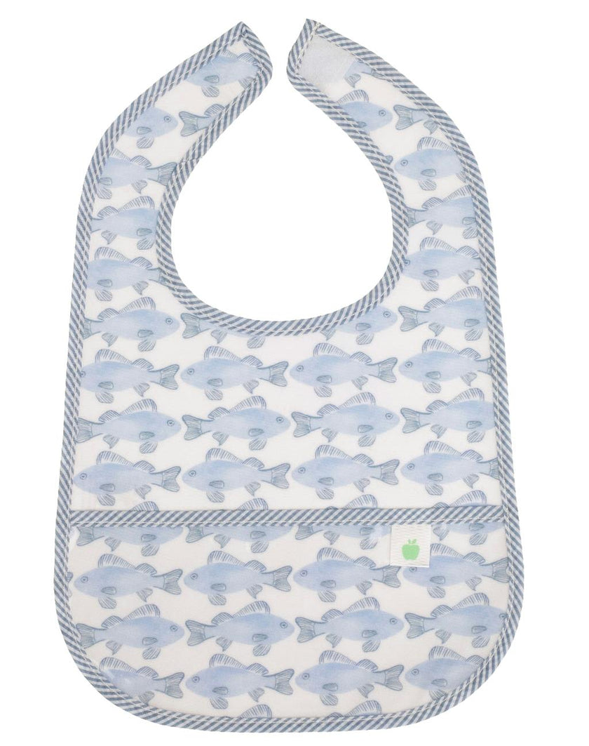 The Wipe It Bib in Fish