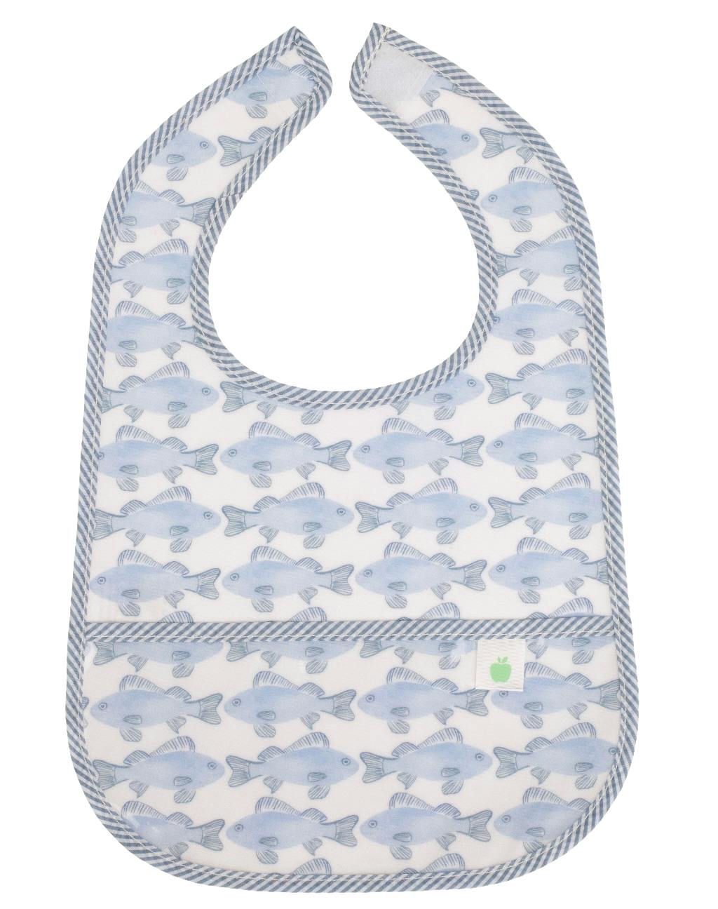 The Wipe It Bib in Fish