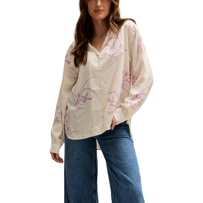 Lillibet Large Floral Print Shirt