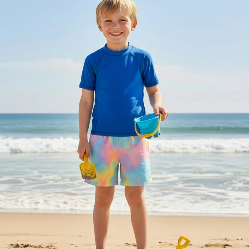 Dylan Boys Marble Print Board Shorts