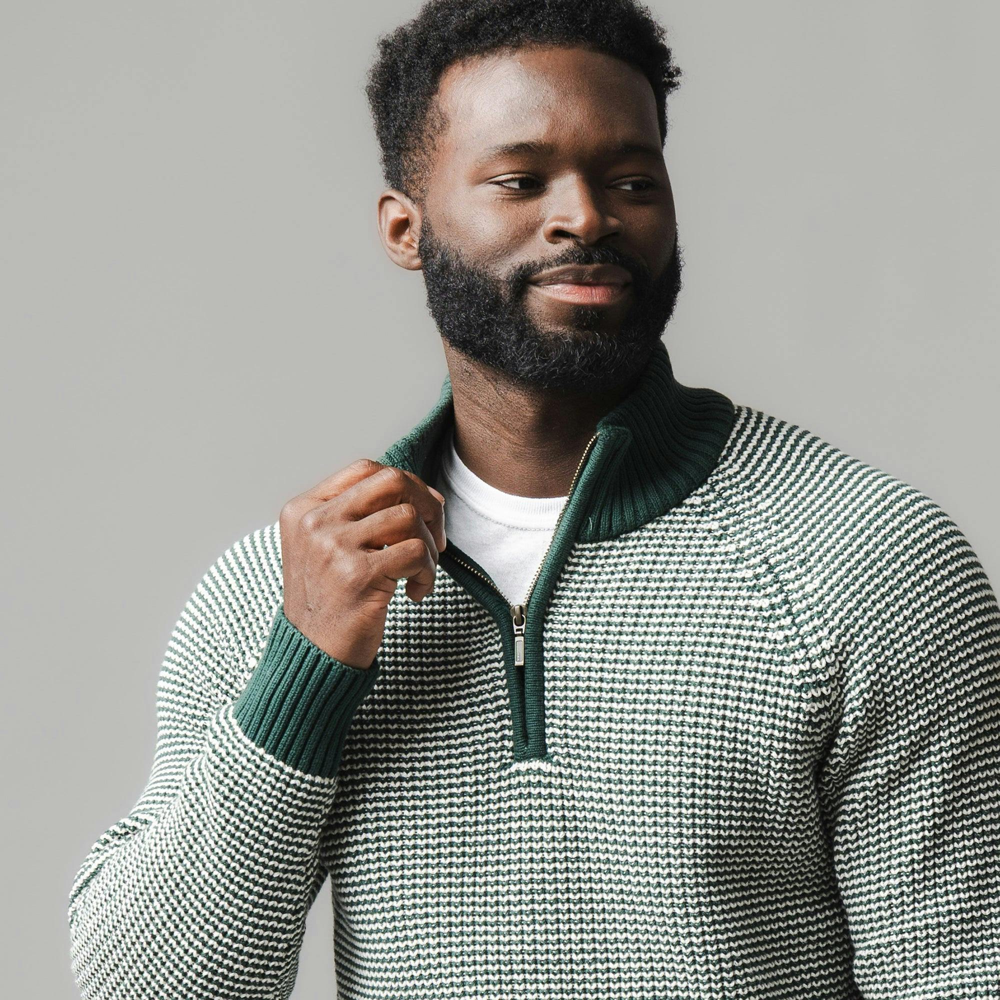 Organic Half Zip Pullover