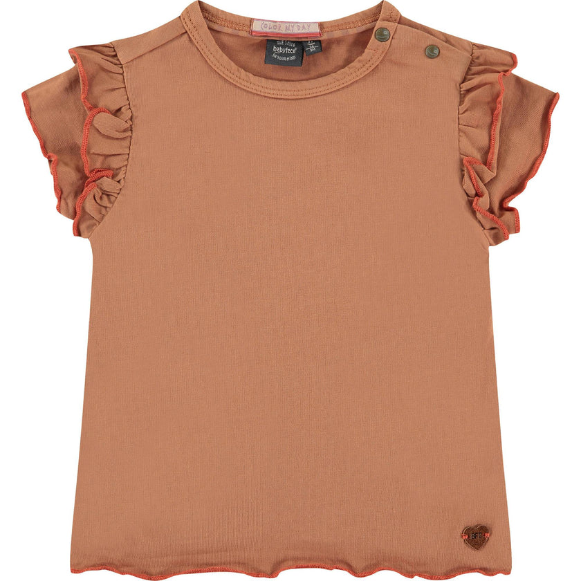Double Lettuce Edge Sleeve T-Shirt