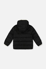 Winter Jacket Adapted For Car Seats Black