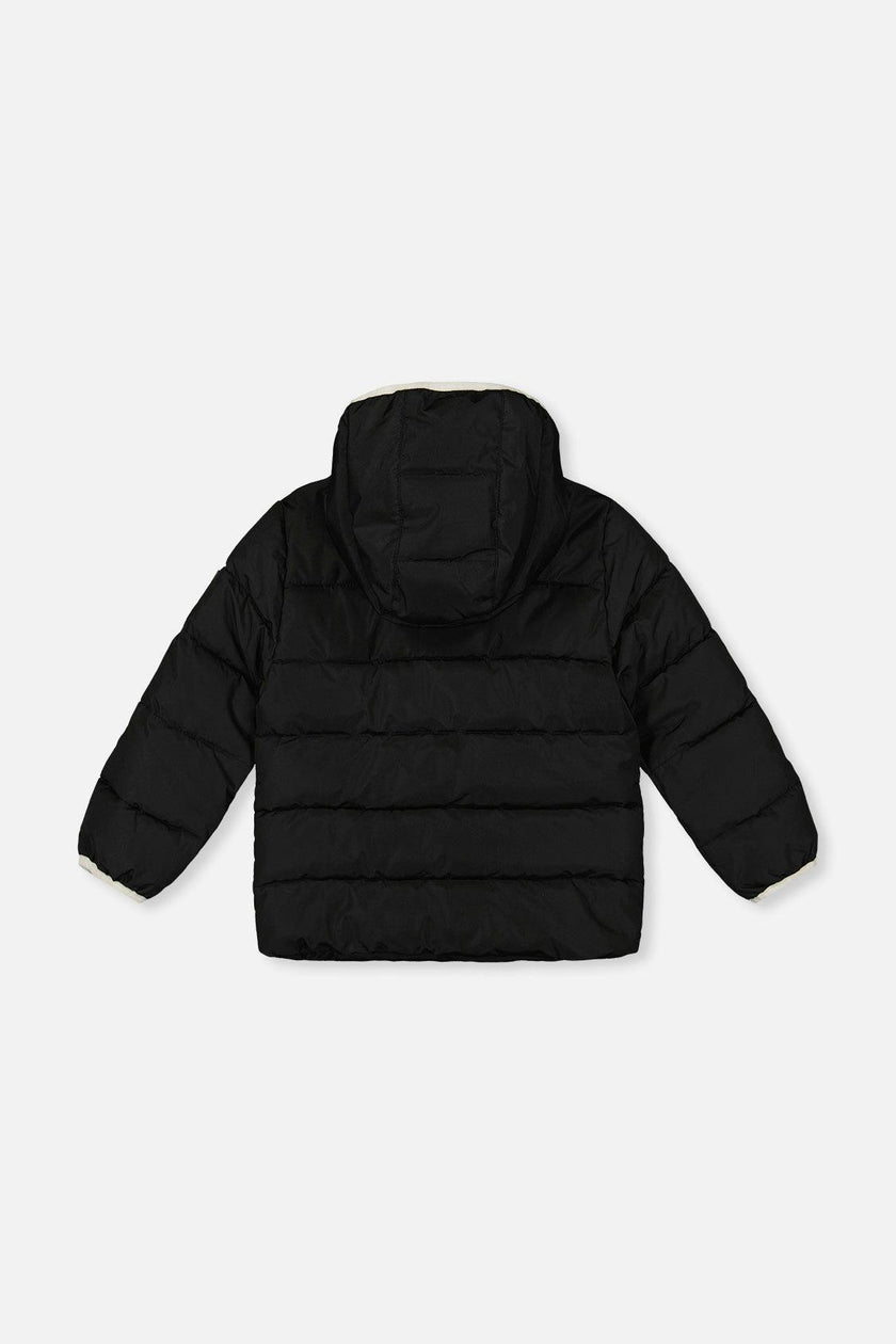 Winter Jacket Adapted For Car Seats Black