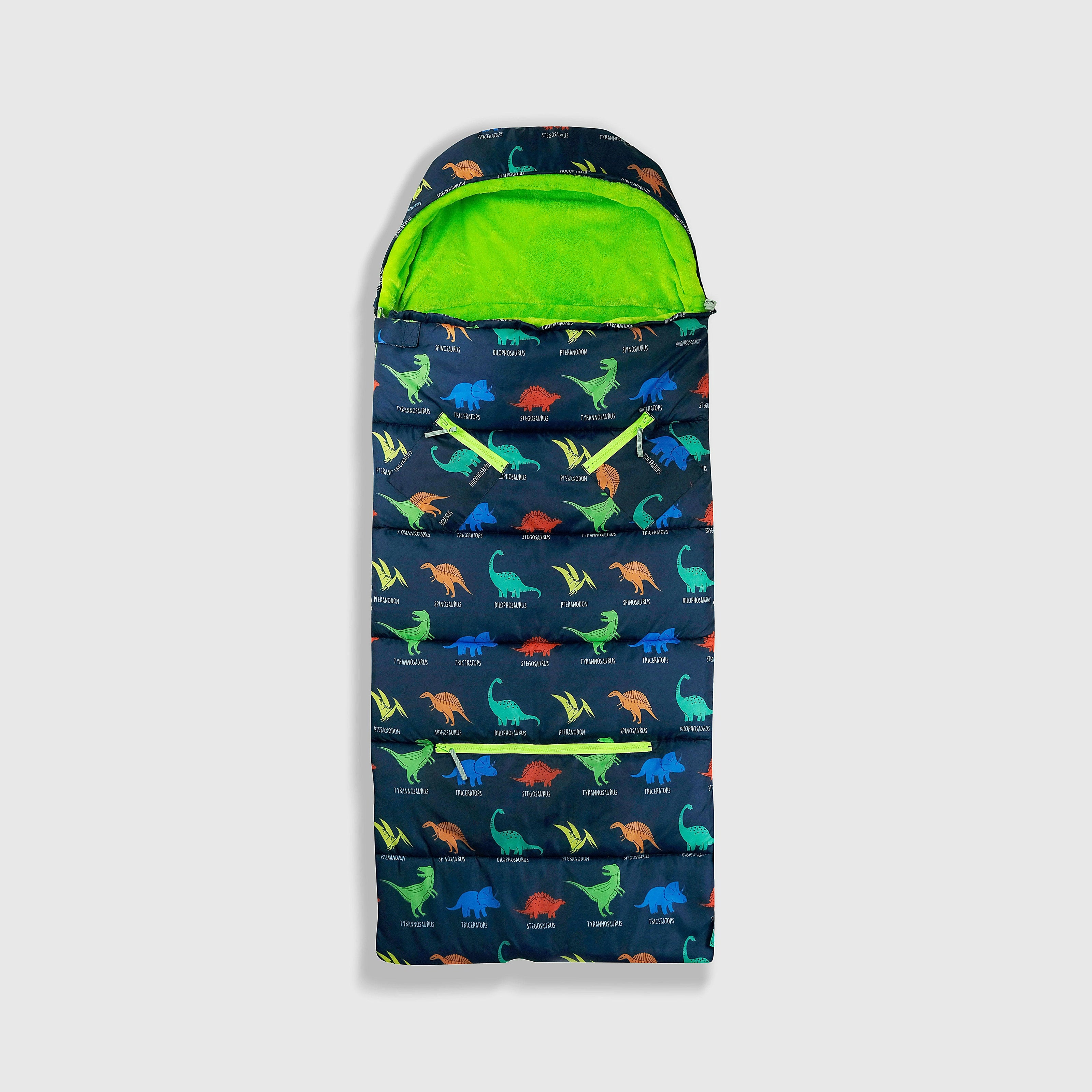 Sleep-N-Pack: Packable Sleeping Bag, Little Kid 3-6 yrs - Dinosaurs