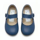 Emma British Pre-Walker Baby Shoes - Cornflower Blue