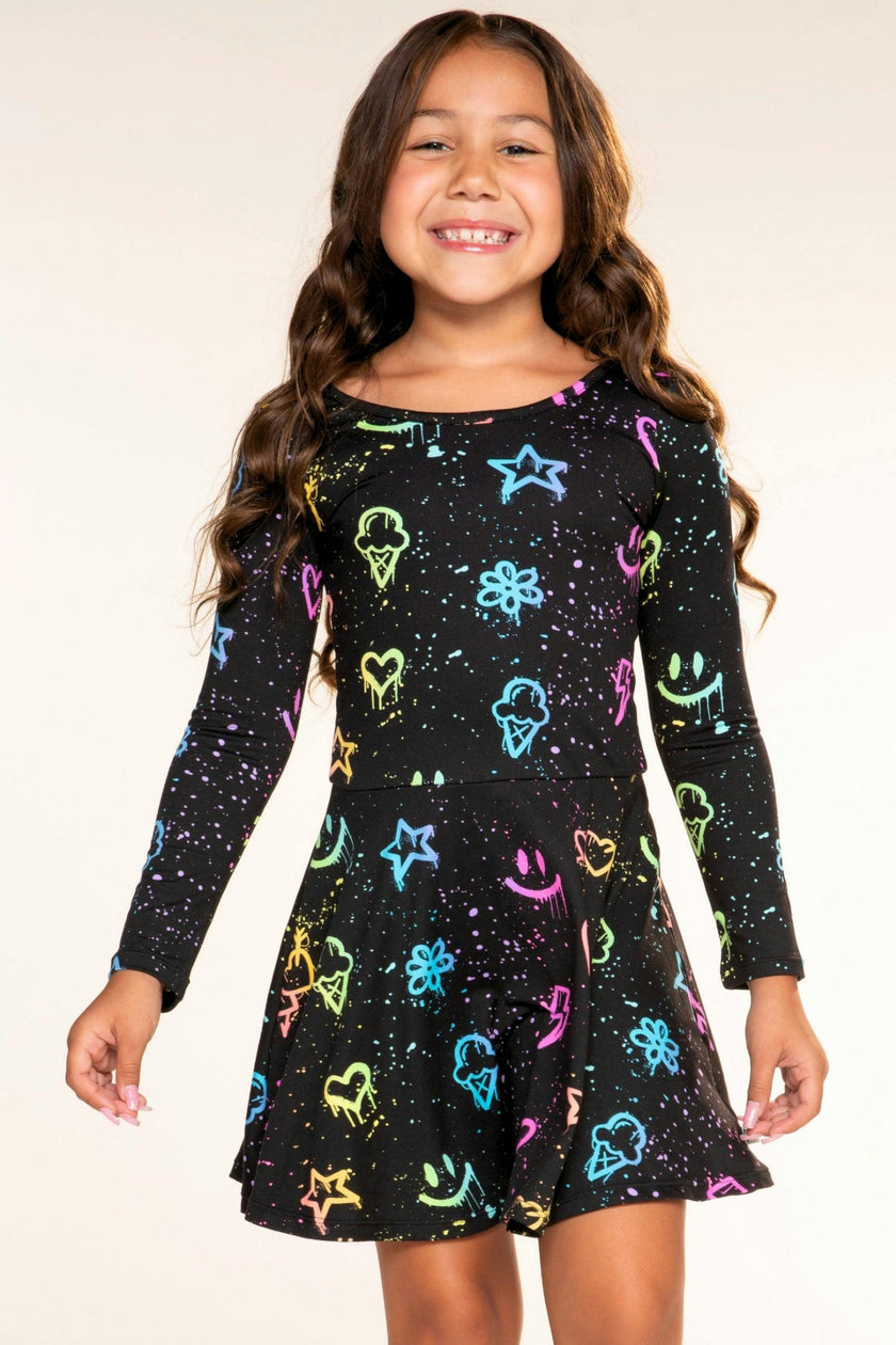 Simply Soft Long Sleeve Skater Dress