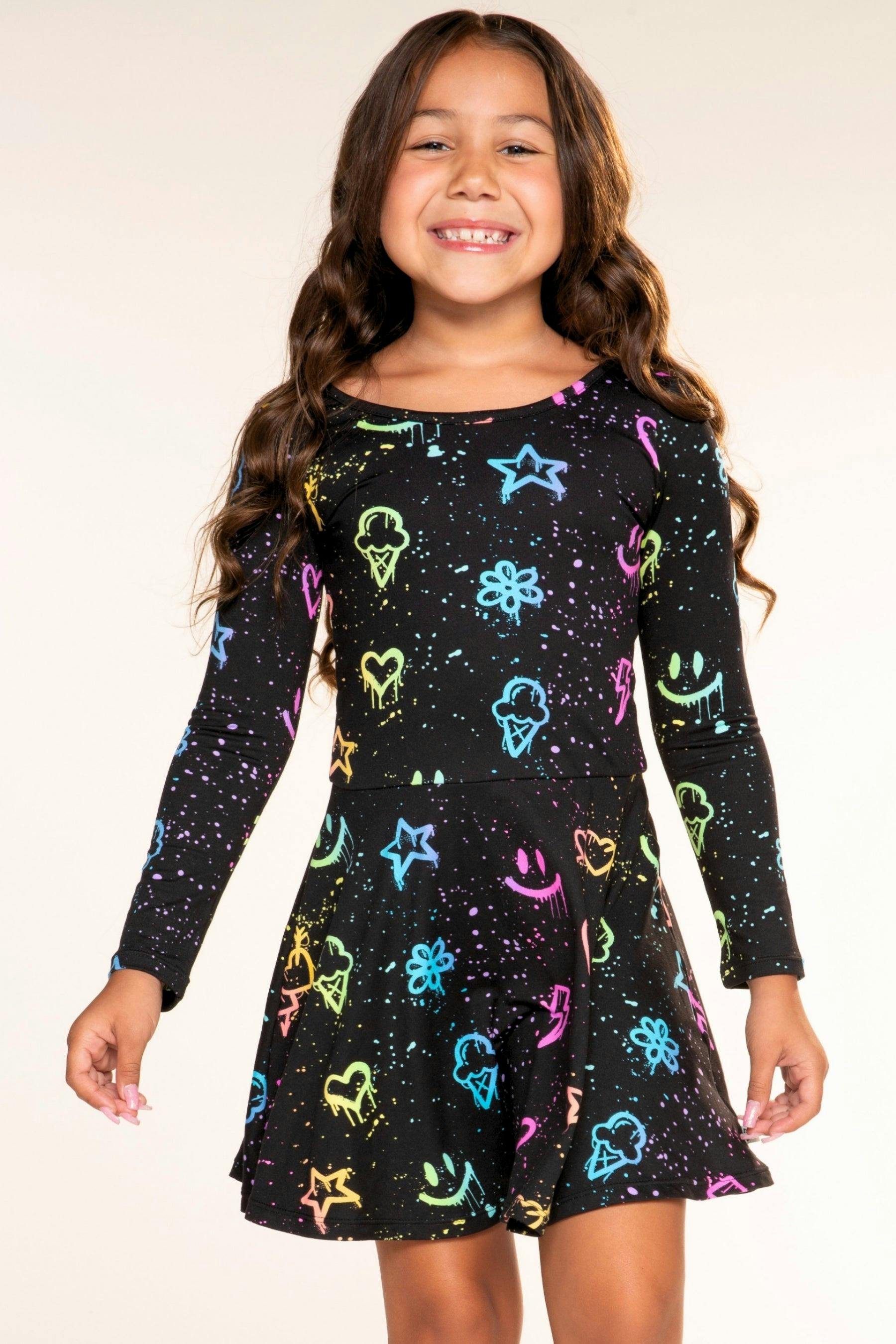 Simply Soft Long Sleeve Skater Dress