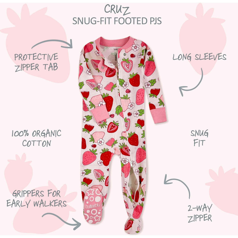 CRUZ Snug Fit Footed Sleeper