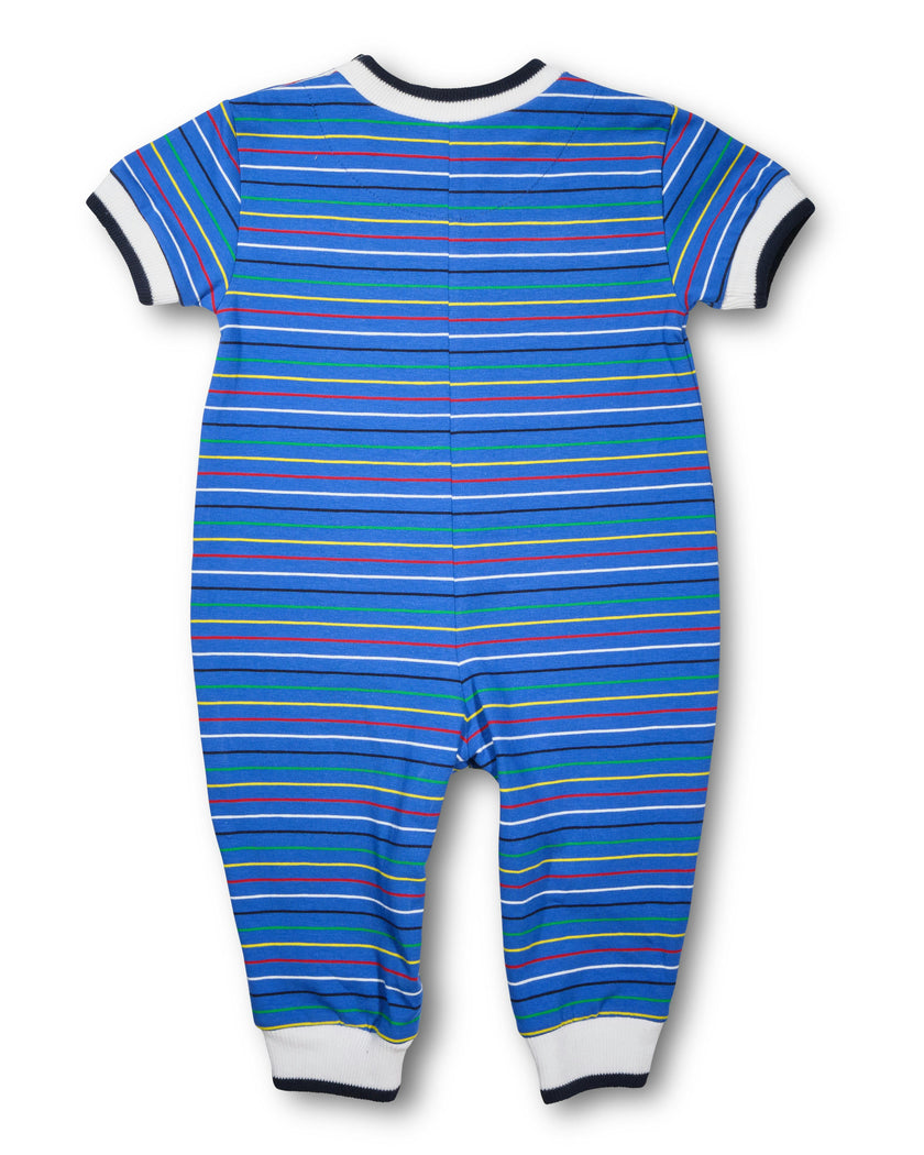 Stripe Knit Longall With Vehicles