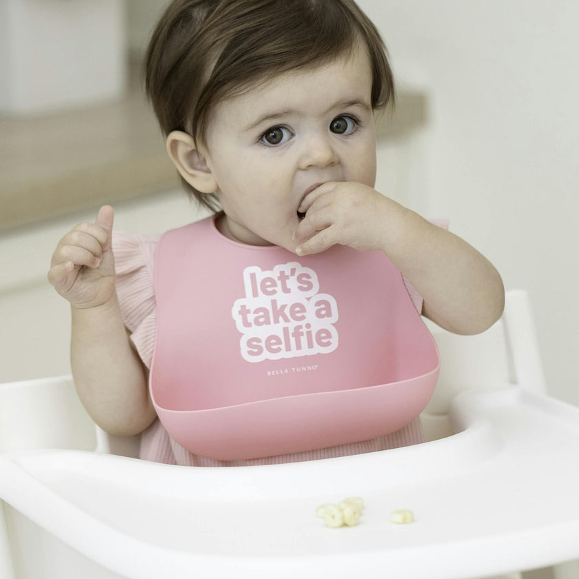 Lets Take a Selfie Wonder Adjustable Silicon Bib