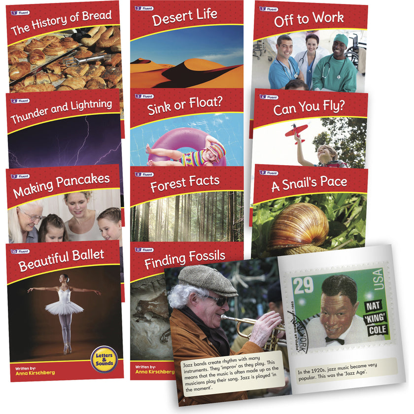 Letters & Sounds Phase 6 Set 2 Non-Fiction Educational Learning Set