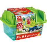 Farmyard Train Bucket Set - Wooden Train Animal Set