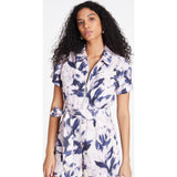 Women's Short Sleeve Skye Romper, Purple