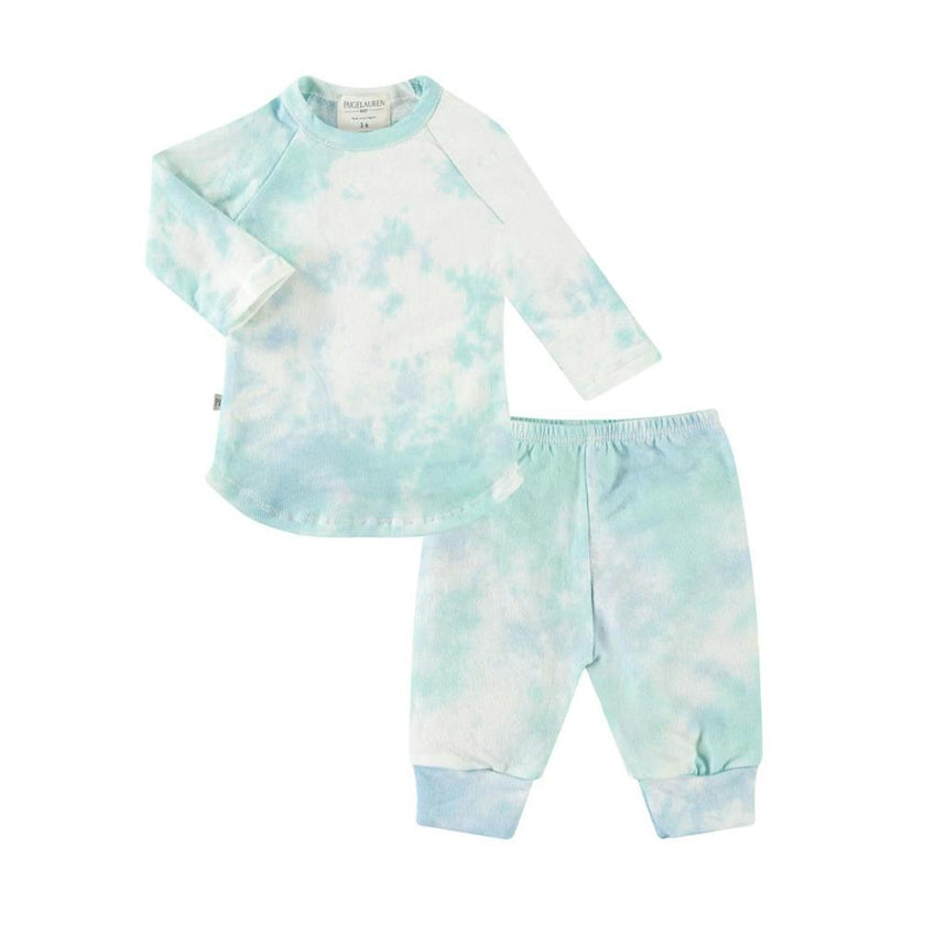 Lightweight French Terry Marble Tee and Jogger Set
