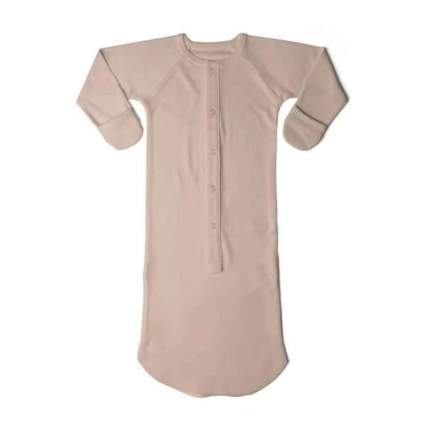 24 HOUR CONVERTIBLE GOWN | ROSE — Bamboo Organic Cotton Blend