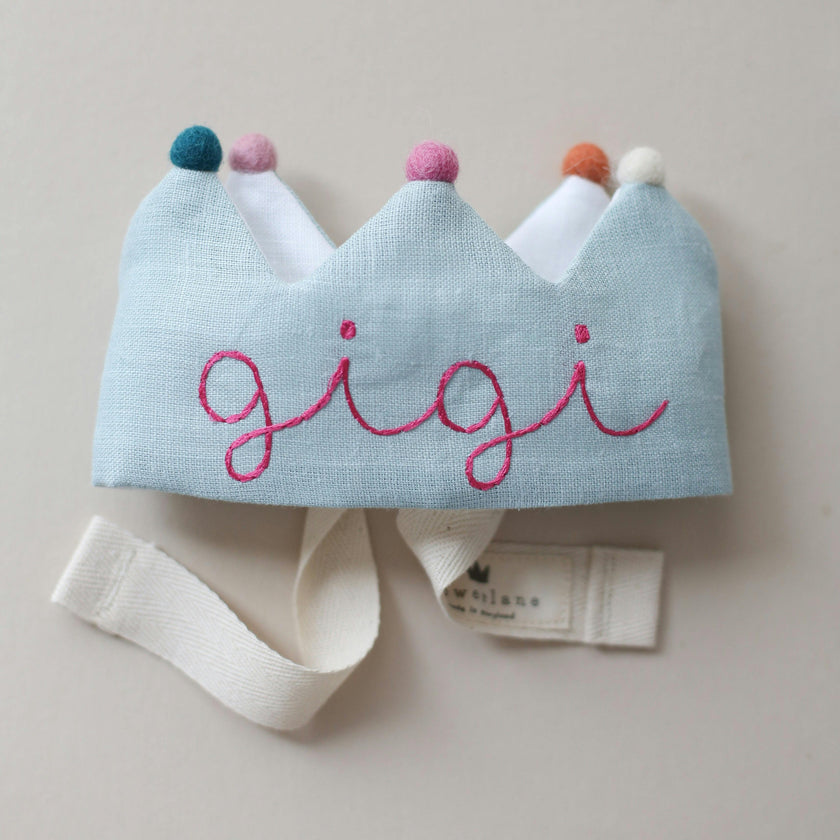 Mint Custom Birthday Crown