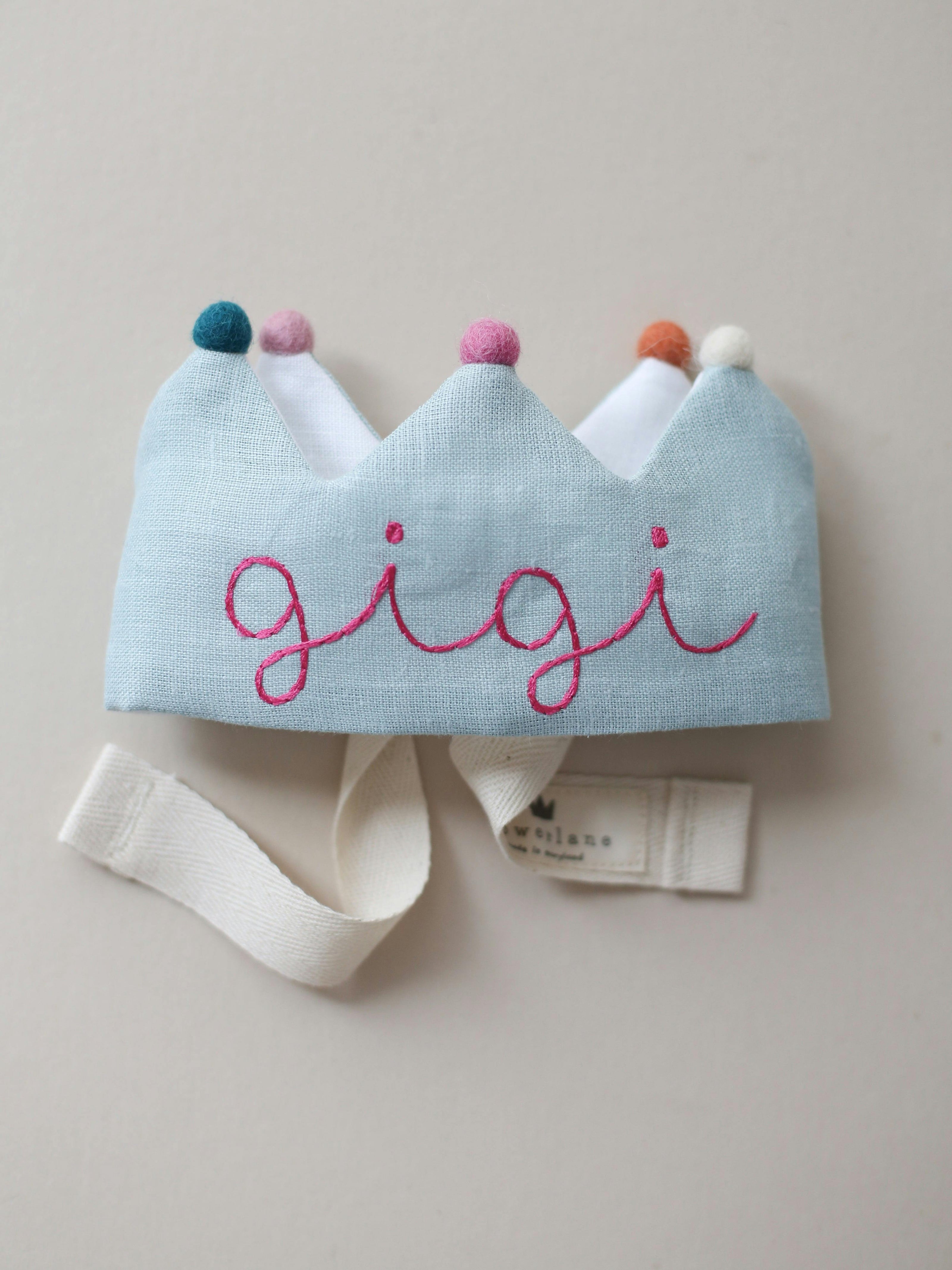 Mint Custom Birthday Crown