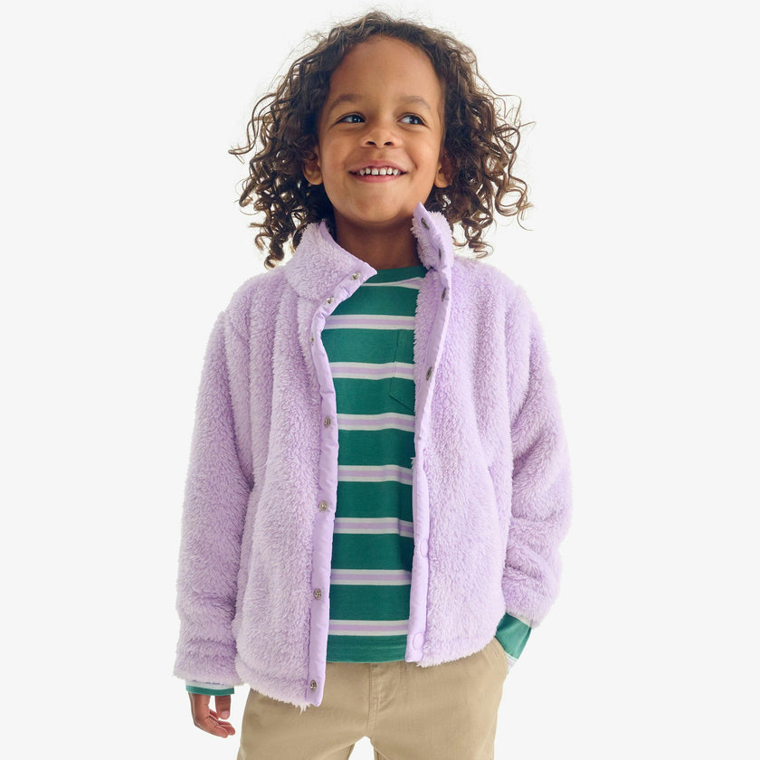 Kids teddy fleece jacket
