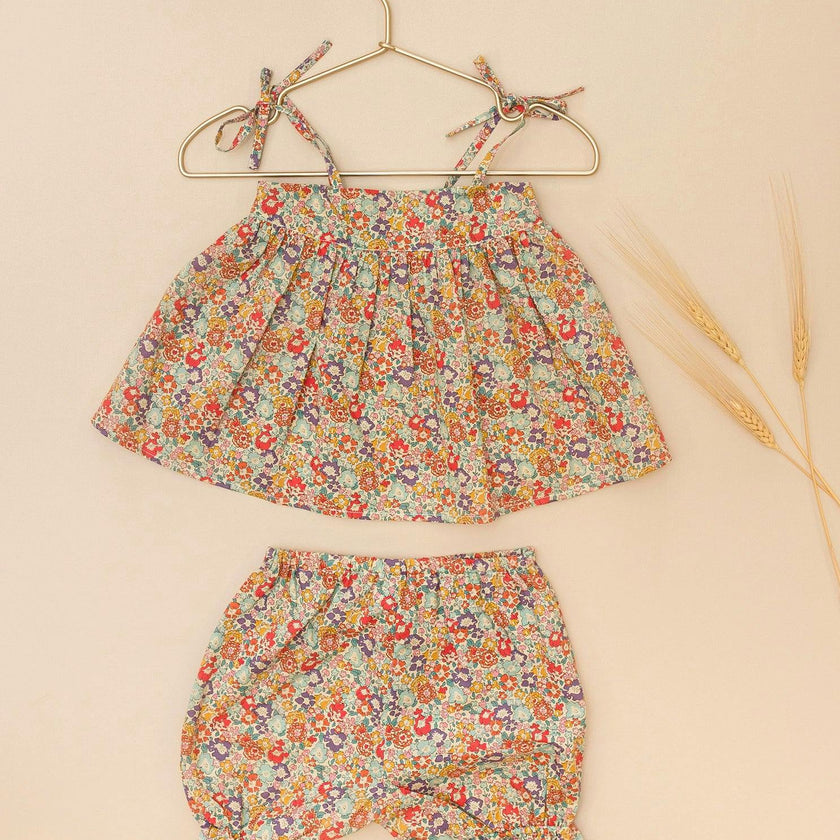 Little Royals Blouse - Liberty Orange