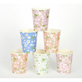 Set of 12 Ditsy Floral Cups