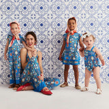 Carretto Tie Back Bubble Romper