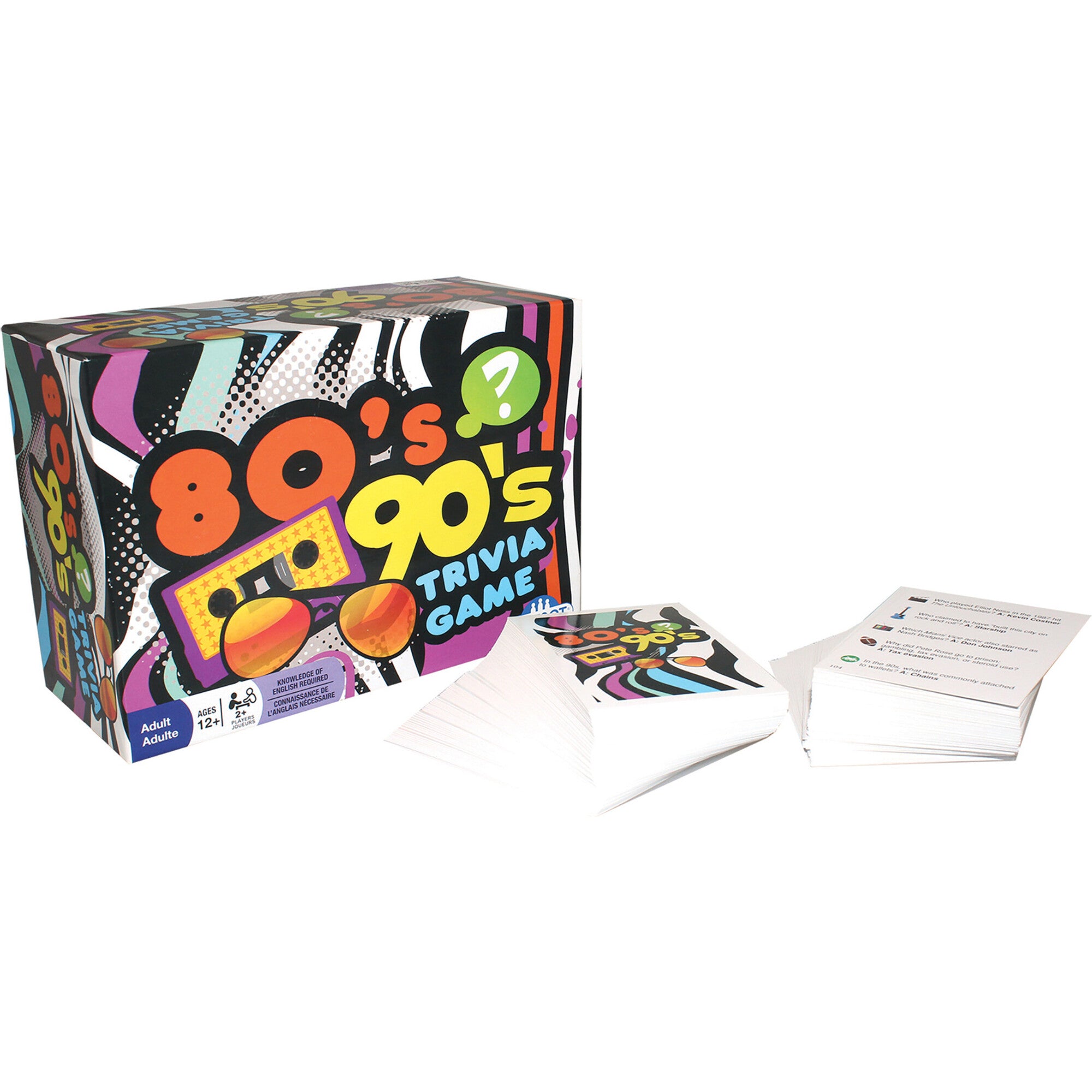 Outset Media 80's & 90's Trivia Board Game