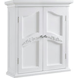 Versailles Wooden Wall Cabinet with 2 Shelves
