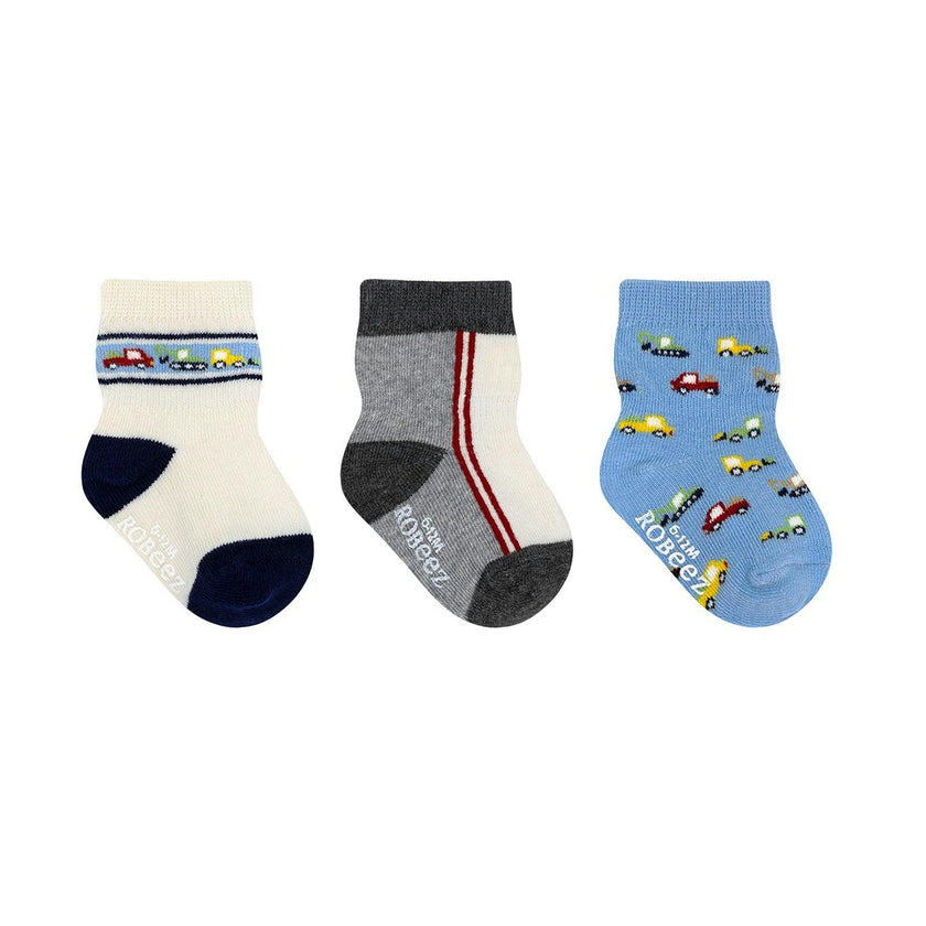 Loads of Fun Blue 3pk Infant Hosiery