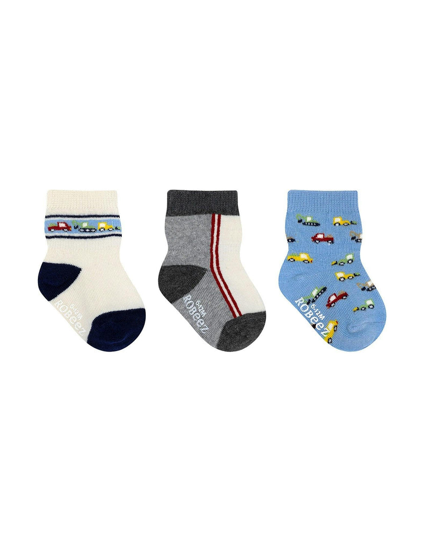 Loads of Fun Blue 3pk Infant Hosiery