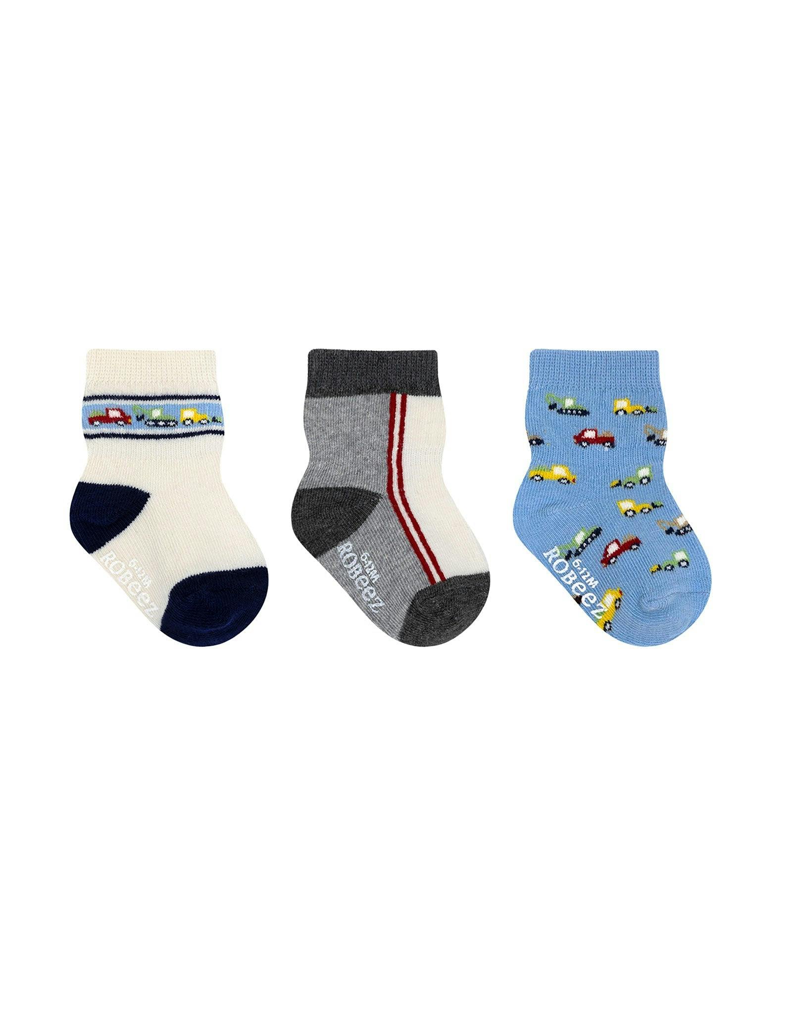 Loads of Fun Blue 3pk Infant Hosiery