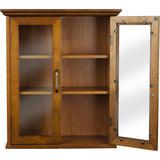 Avery Wooden 2 Door Wall Cabinet with Storage