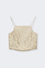 Saffron Woman Top Gold