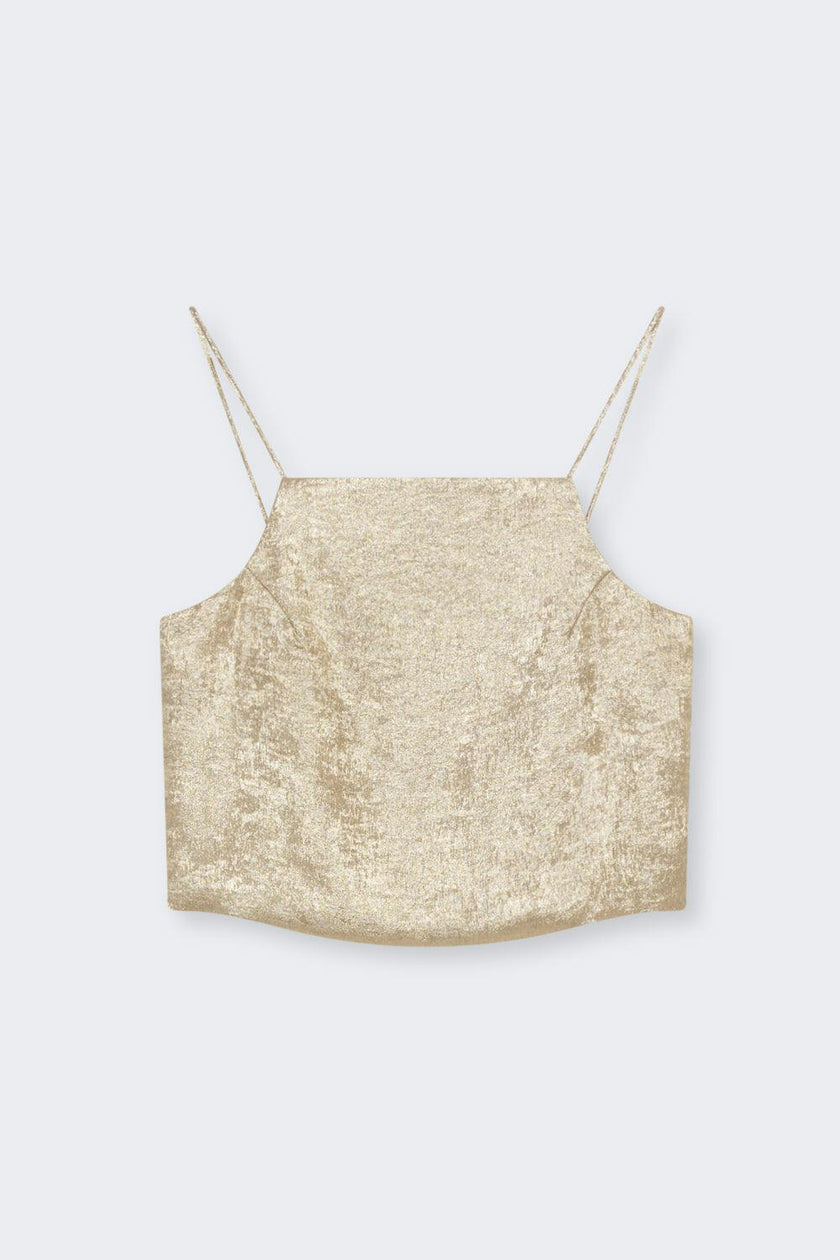 Saffron Woman Top Gold