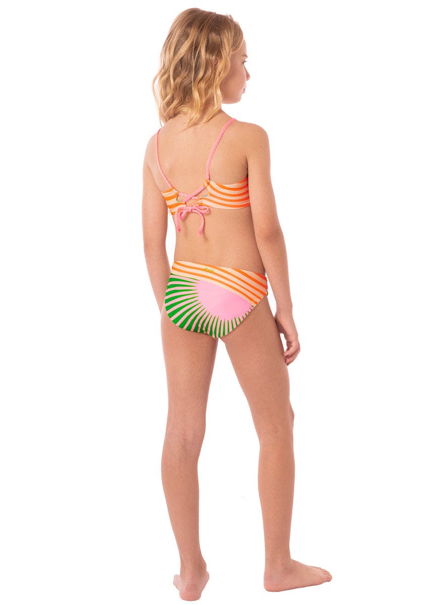 Maaji Sunrise Colada Flowers Girls Bikini Set