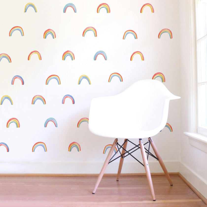 Watercolor Rainbows • Minis • Peel-and-Stick Wall Decals
