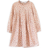 Girls Myrtle Pleated Dress | Pink Heather