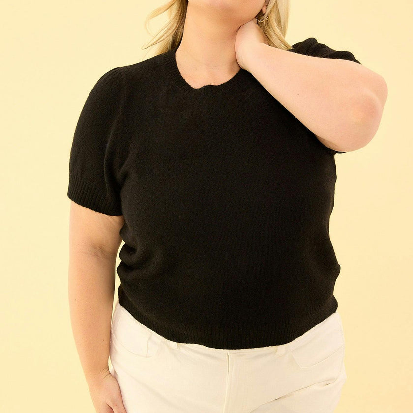 Lila Top in Black