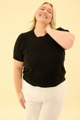 Lila Top in Black