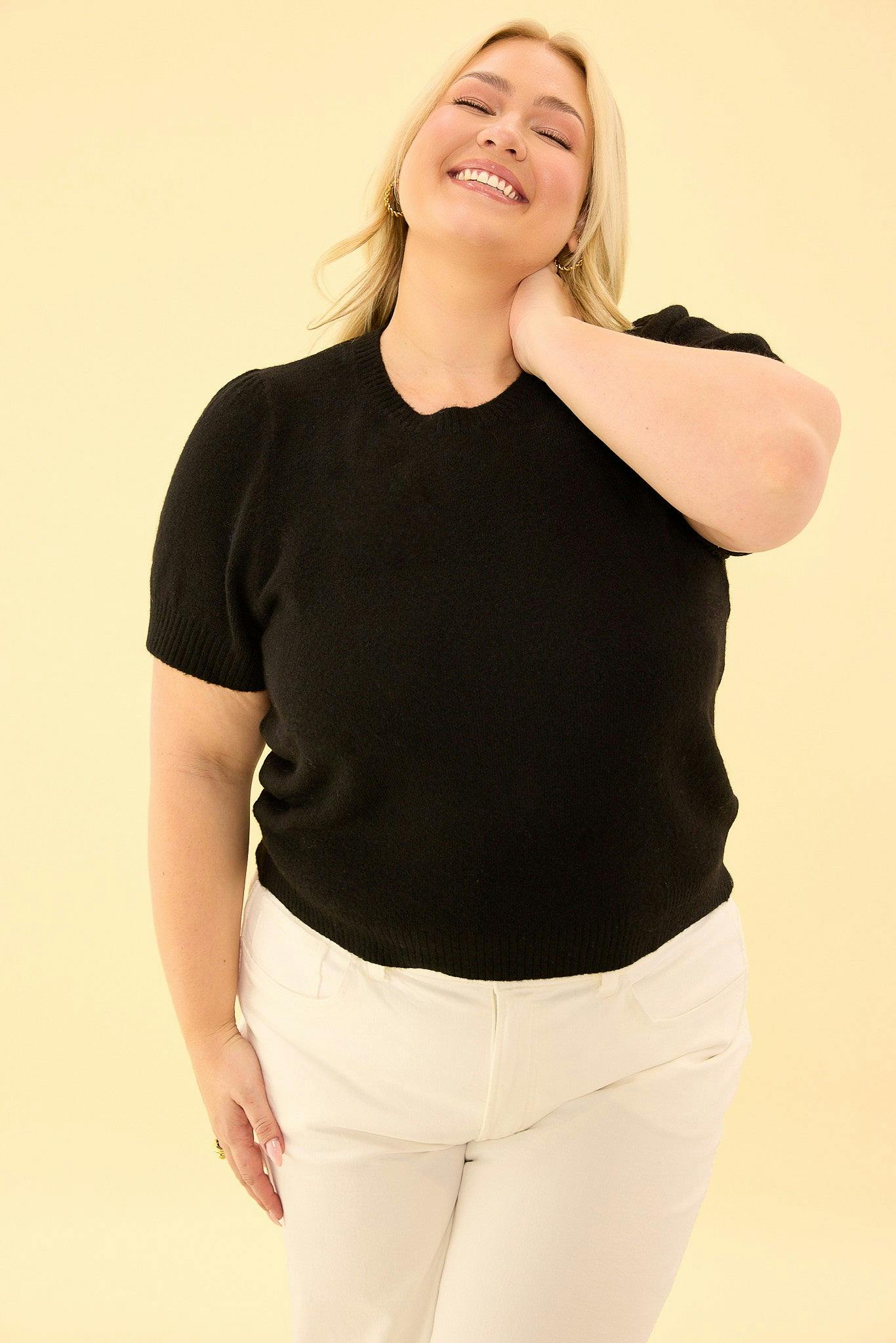 Lila Top in Black